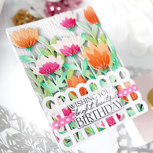 Pinkfresh Studio - Floral Field die