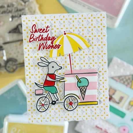 Pinkfresh Studio - Starry Scallops coverplate die