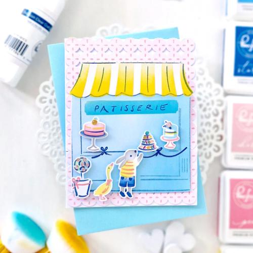 Pinkfresh Studio - Petal Grid press plate