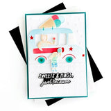 Pinkfresh Studio - Petal Grid press plate