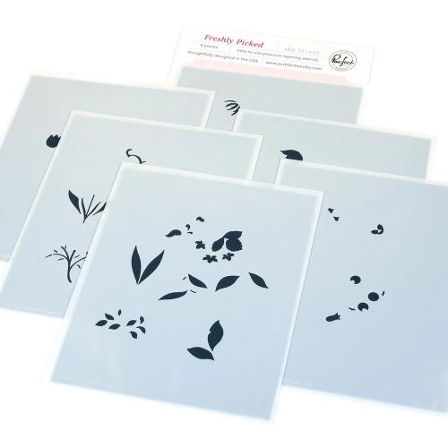 Pinkfresh Studio - Freshly Picked stencil