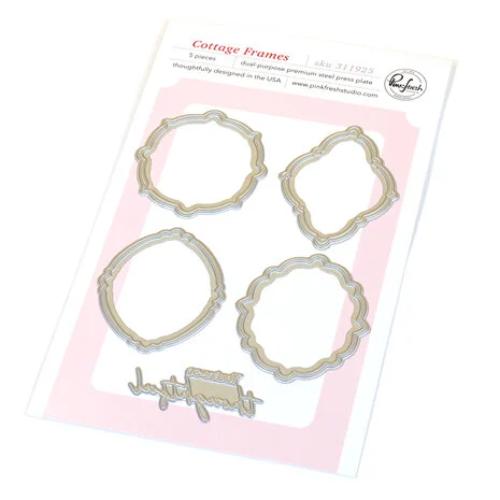 Pinkfresh Studio - Cottage Frames press plate