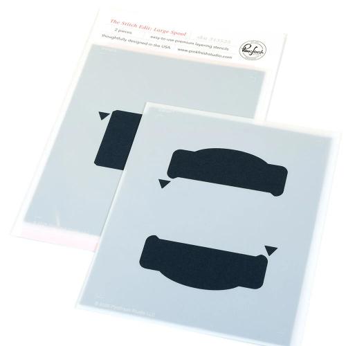 Pinkfresh Studio - The Stitch Edit: Large Spool stencil