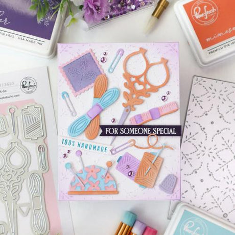 Pinkfresh Studio - The Stitch Edit: Maker's Essentials stencil
