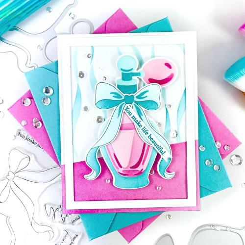 Pinkfresh Studio - Elegant Essence stencil