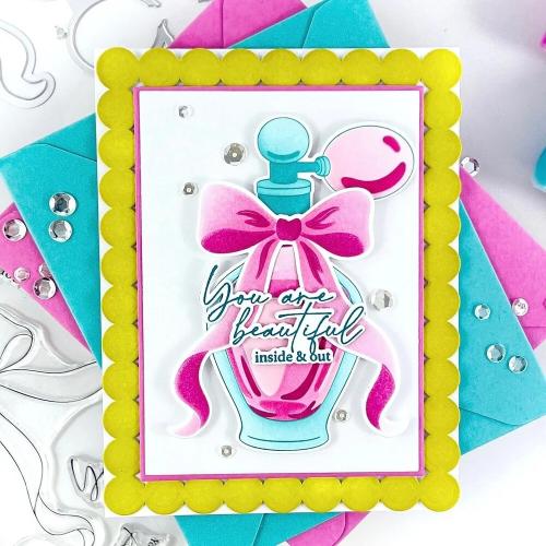 Pinkfresh Studio - Elegant Essence stencil