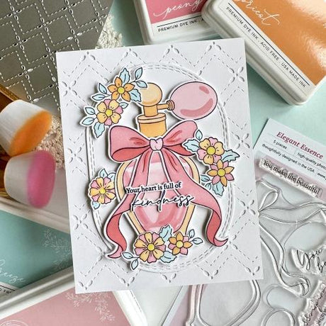 Pinkfresh Studio - Elegant Essence stencil