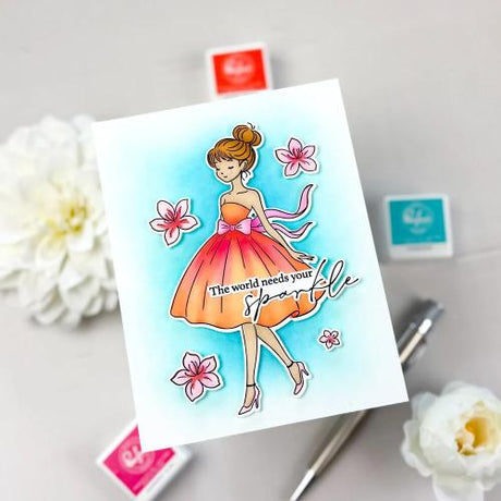 Pinkfresh Studio - Couture Grace stencil