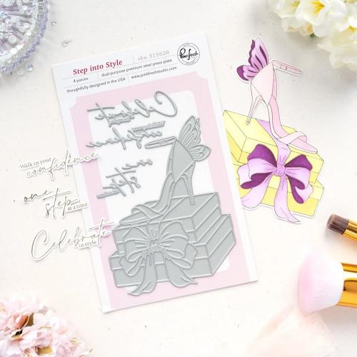 Pinkfresh Studio - Step into Style press plate