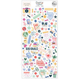 Pinkfresh Studio Fresh Start Puffy Stickers by Kaitlin Sheaffer (319926) - Postage as per Actual