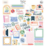Pinkfresh Studio Fresh Start Ephemera (45pcs) by Kaitlin Sheaffer (320026)