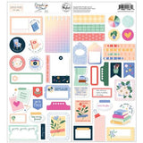 Pinkfresh Studio Fresh Start Cardstock Stickers by Kaitlin Sheaffer (320126) - Postage as per Actual