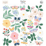 Pinkfresh Studio Fresh Start Floral Ephemera (35pcs) by Kaitlin Sheaffer (320326)