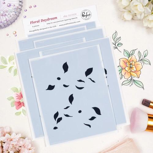 Pinkfresh Studio - Floral Daydream Stencil
