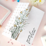 Pinkfresh Studio - Whispering Daffodils Stencil