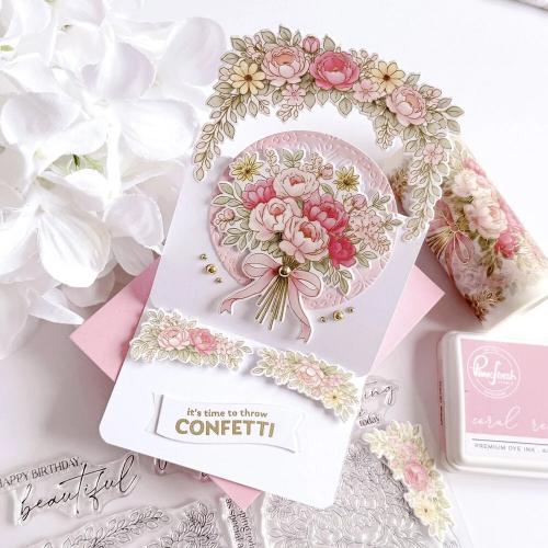 Pinkfresh Studio - Celebrate in Blooms Stamp