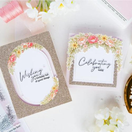 Pinkfresh Studio - Celebrate in Blooms Stamp