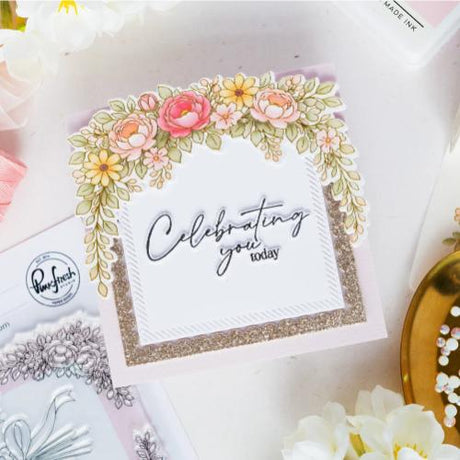 Pinkfresh Studio - Celebrate in Blooms Stamp