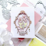 Pinkfresh Studio - Stamp - Blossom Medallion by Inna Moreva (323826)