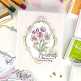Pinkfresh Studio - Die - Blossom Medallion by Inna Moreva (323926)