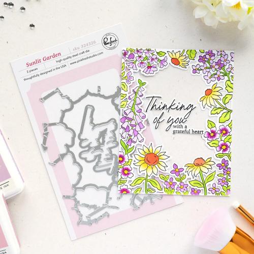 Pinkfresh Studio - Die - Sunlit Garden by Inna Moreva (324326)