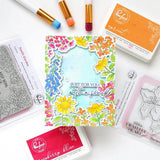 Pinkfresh Studio - Stencil - Sunlit Garden by Inna Moreva (324426)