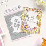 Pinkfresh Studio - Press Plate - Sunlit Garden by Inna Moreva (324526)