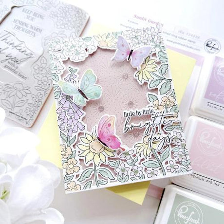Pinkfresh Studio - Press Plate - Sunlit Garden by Inna Moreva (324526)