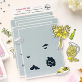 Pinkfresh Studio - Stencil - Citrus Still Life by Inna Moreva (324826)
