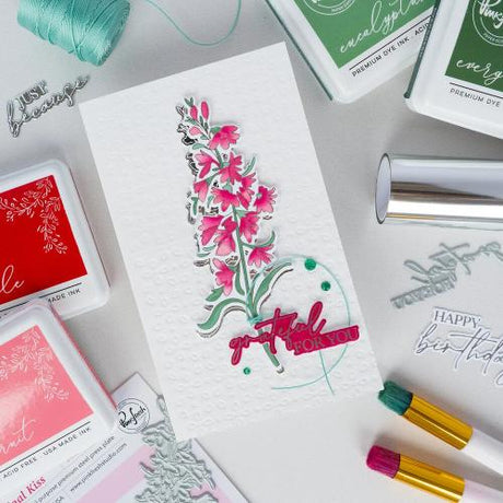 Pinkfresh Studio - Stencil - Cardinal Kiss by Manushree Mishra (325726)