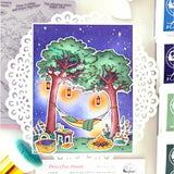 Pinkfresh Studio - Peaceful Pause stencil