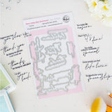 Pinkfresh Studio - Retro Camp Days Sentiments die