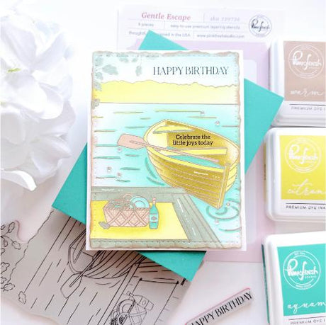 Pinkfresh Studio - Gentle Escape cling stamp
