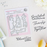 Pinkfresh Studio - Woodland Trails Sentiments die