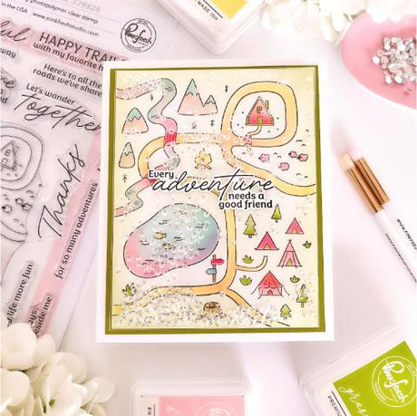 Pinkfresh Studio - Woodland Trails Sentiments die