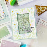 Pinkfresh Studio - Wildflower Notes stencil