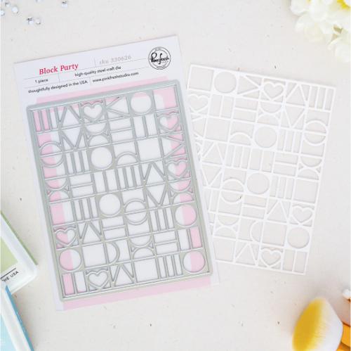 Pinkfresh Studio - Block Party coverplate die