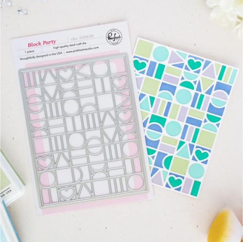 Pinkfresh Studio - Block Party coverplate die