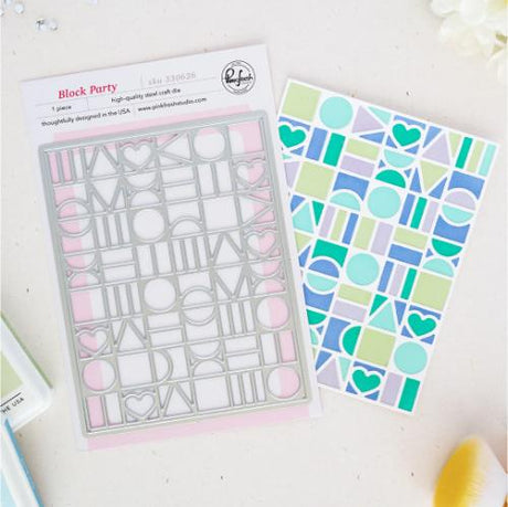 Pinkfresh Studio - Block Party coverplate die