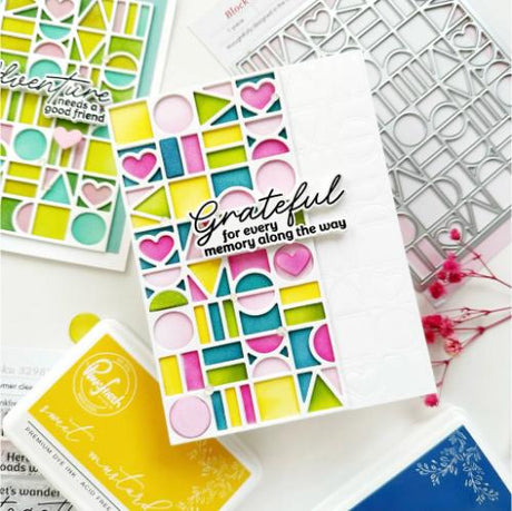 Pinkfresh Studio - Block Party coverplate die