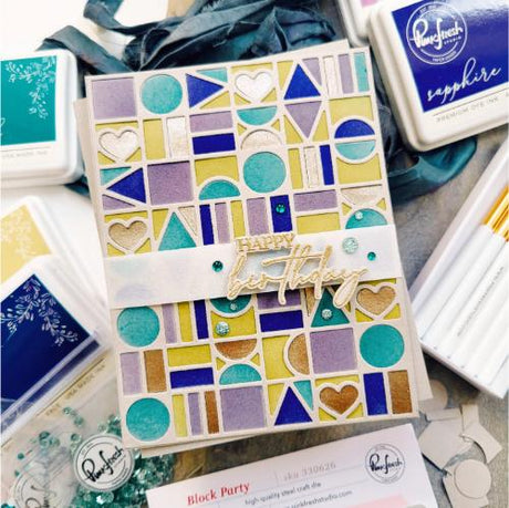 Pinkfresh Studio - Block Party coverplate die