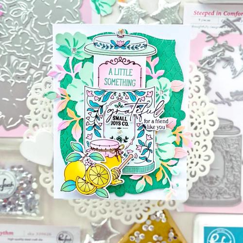 Pinkfresh Studio - Gentle Bloomscape stencil