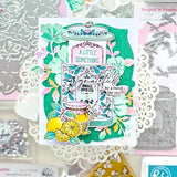 Pinkfresh Studio - Gentle Bloomscape stencil