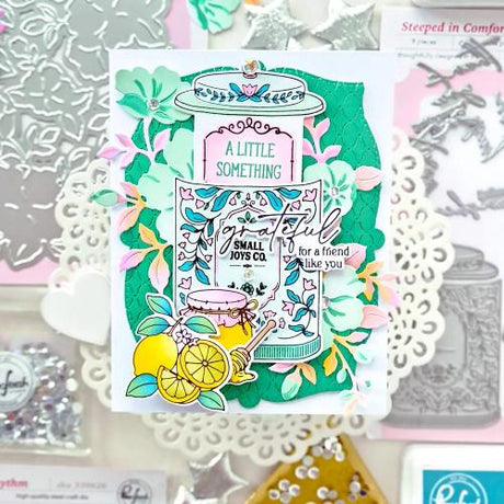 Pinkfresh Studio - Gentle Bloomscape stencil