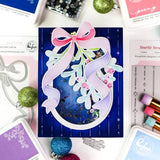 Pinkfresh Studio - Merry Mistletoe stencil