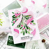 Pinkfresh Studio - Merry Mistletoe stencil