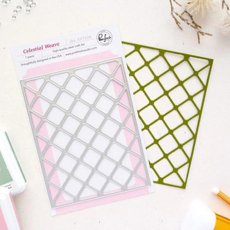 Pinkfresh Studio - Celestial Weave coverplate die