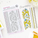 Pinkfresh Studio - Cottage Flourish stamp