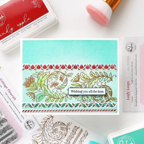 Pinkfresh Studio - Cottage Flourish stamp