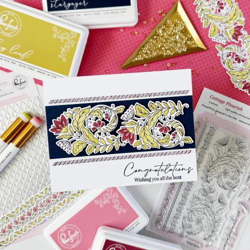 Pinkfresh Studio - Cottage Flourish stamp
